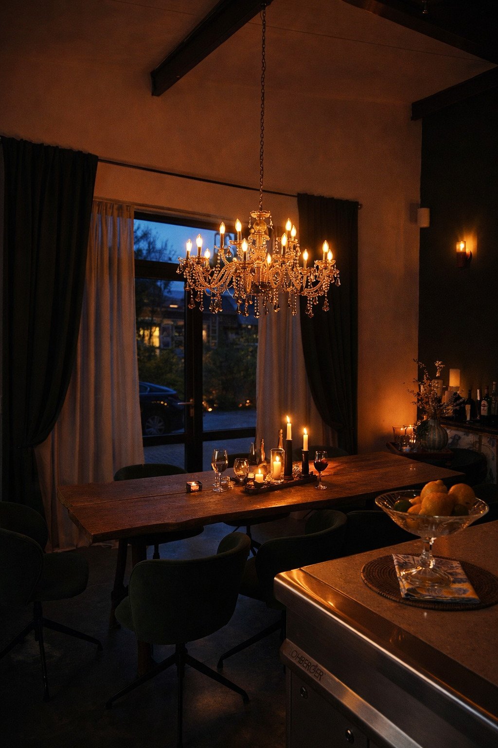 Essbereich der Private Dining Location bei München