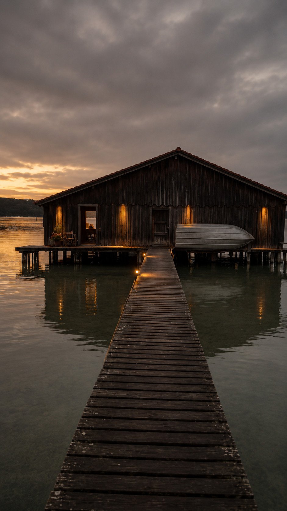 Private Dining am See im Bootshaus