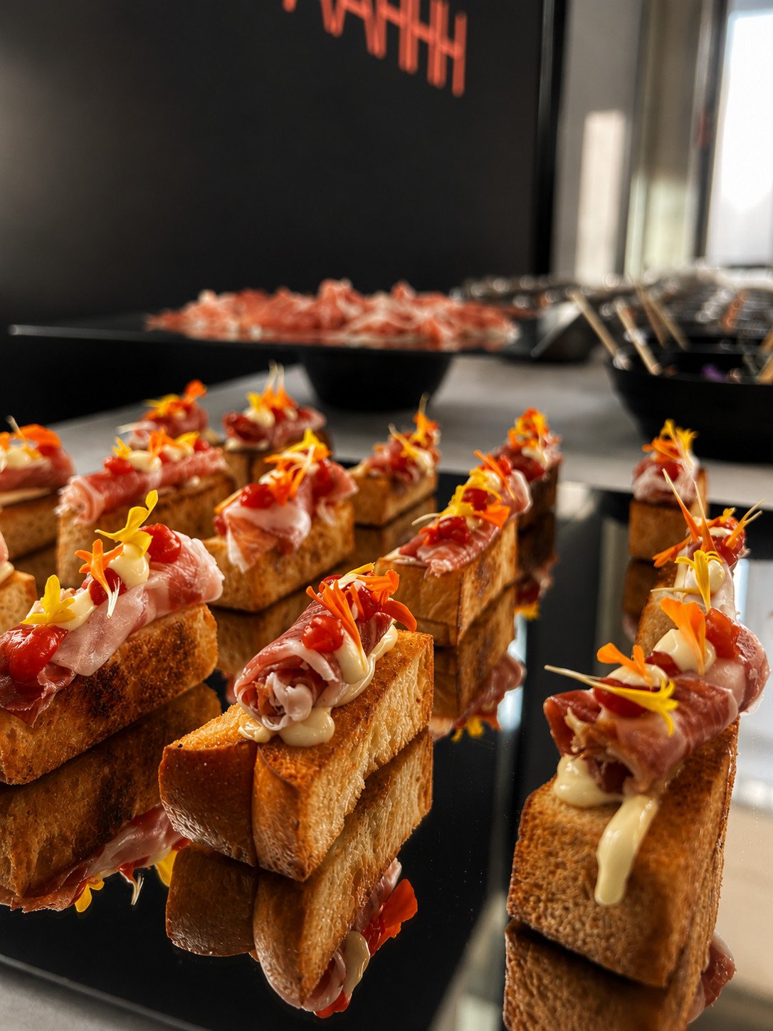 Canapés für eine Firmenfeier München