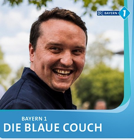 Marius Mutschinski bei BAYERN 1 – Die Blaue Couch mit Thorsten Otto
